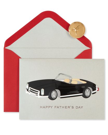 Classic Car Father's Day Greeting Card