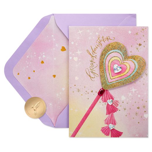 You Are Magic Valentines Day Greeting Card for Granddaughter Image 1
