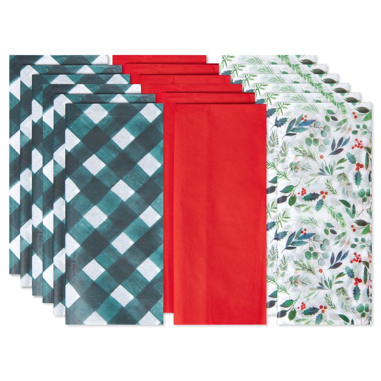 Joyful Tradition Holiday Tissue Paper, 18 Sheets