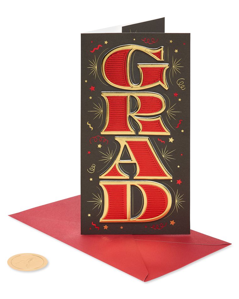 Grad Celebration Money Holder Graduation Greeting Card