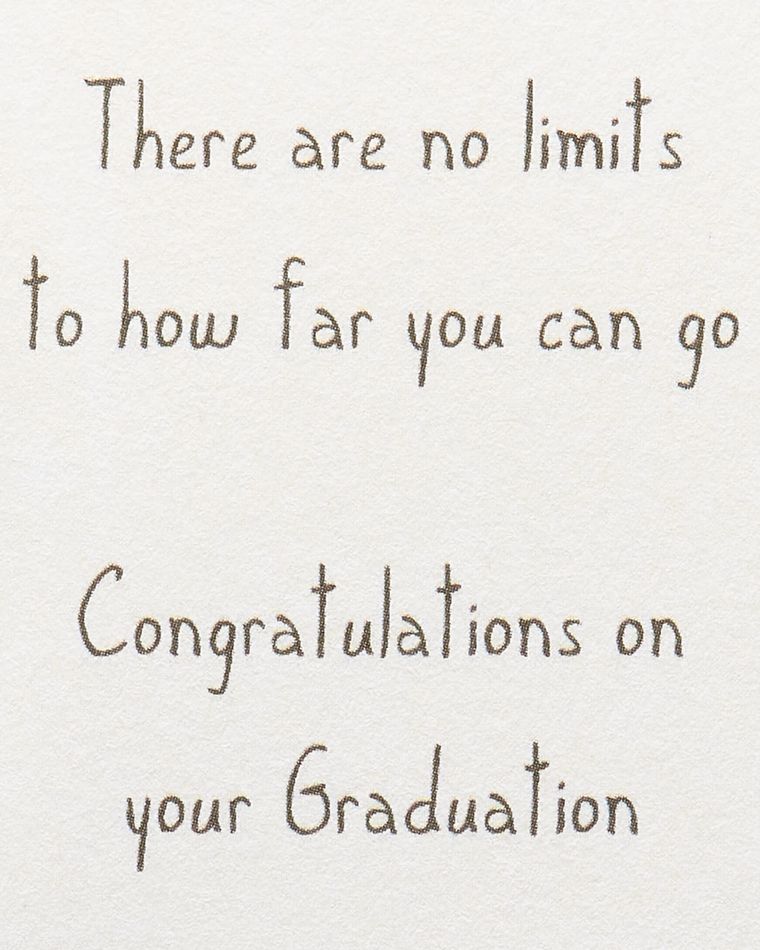 Reach for the Stars Graduation Greeting Card