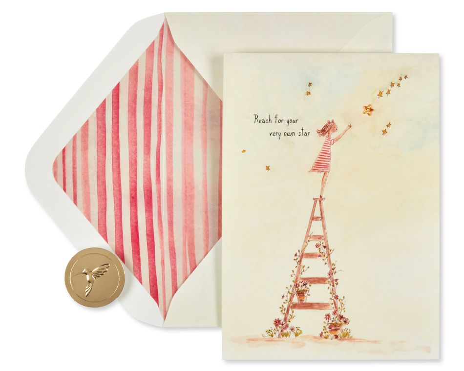 Reach for the Stars Graduation Greeting Card