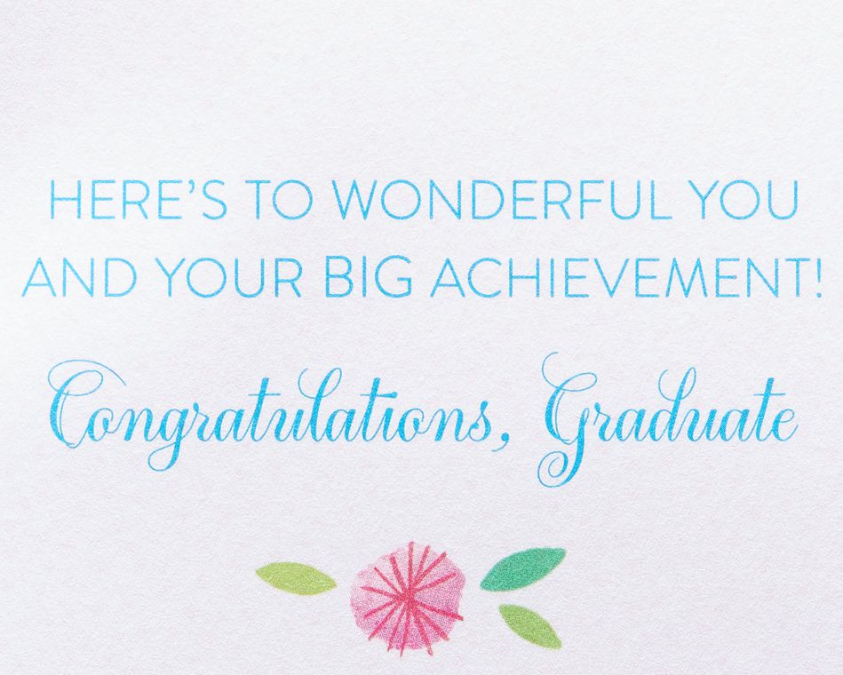 Big Achievement Graduation Greeting Card