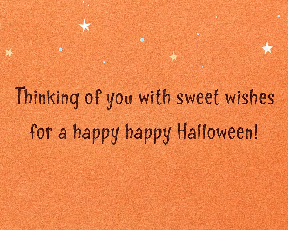 Sweet Wishes Halloween Greeting Card
