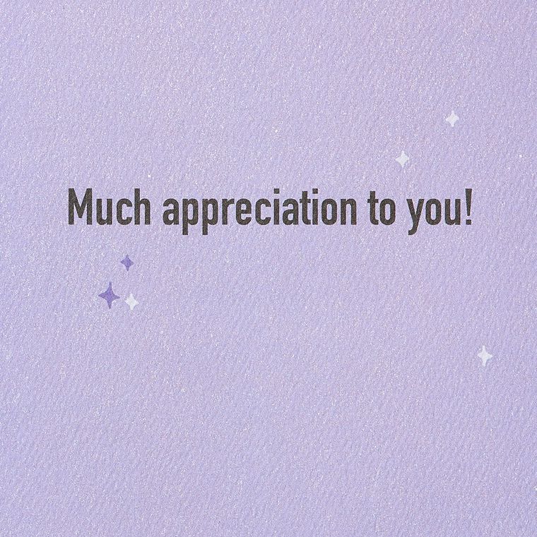 Thanks Thank You Greeting Card