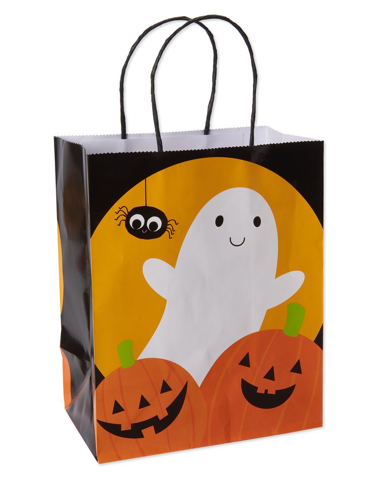 Ghost and Pumpkins Small Halloween Gift Bag