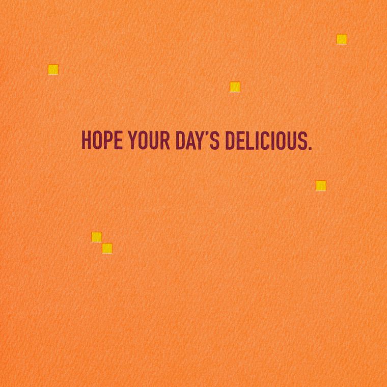 Hamburger Birthday Greeting Card 