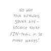 Shark Birthday Greeting Card for Kids