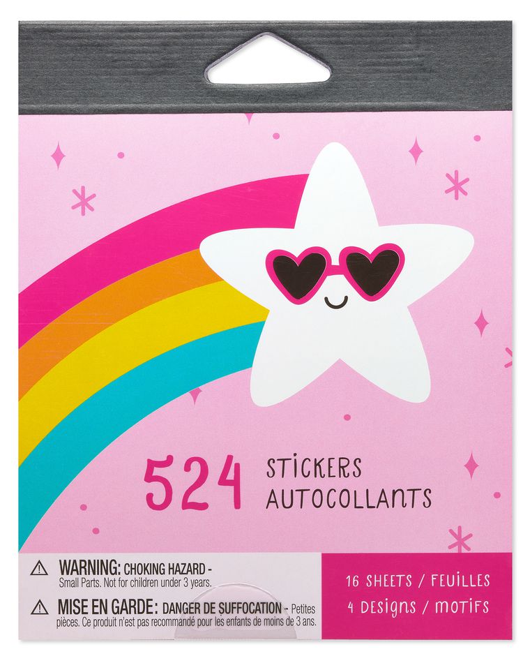 Summer Fun, Treats and Smiles Sticker Sheets, 524-Count
