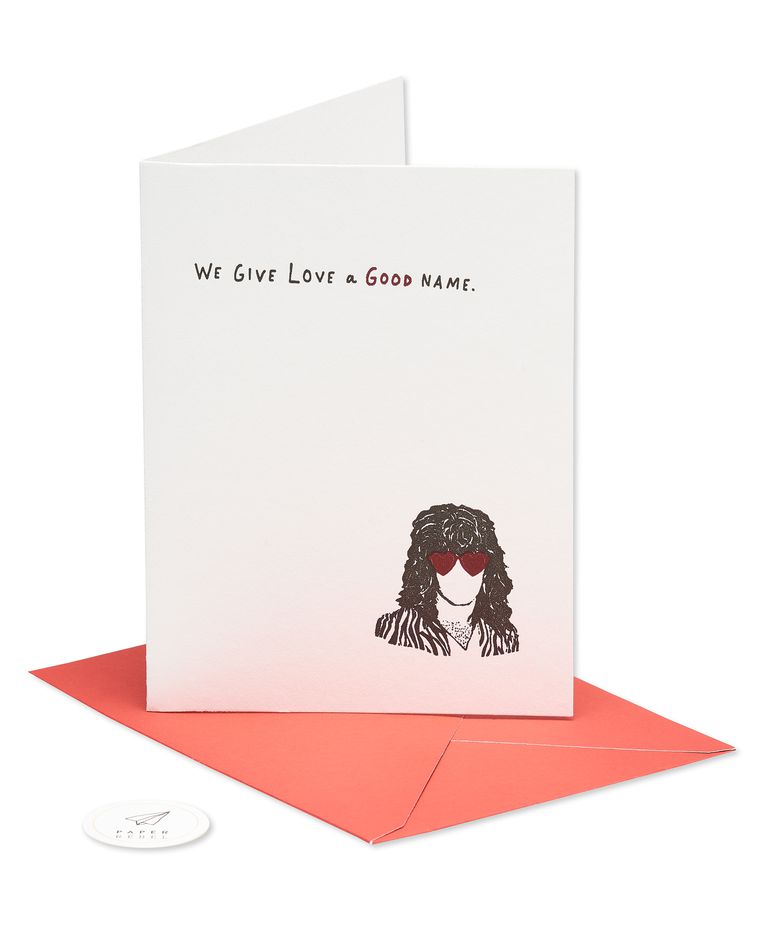 give love a good name valentine's day card