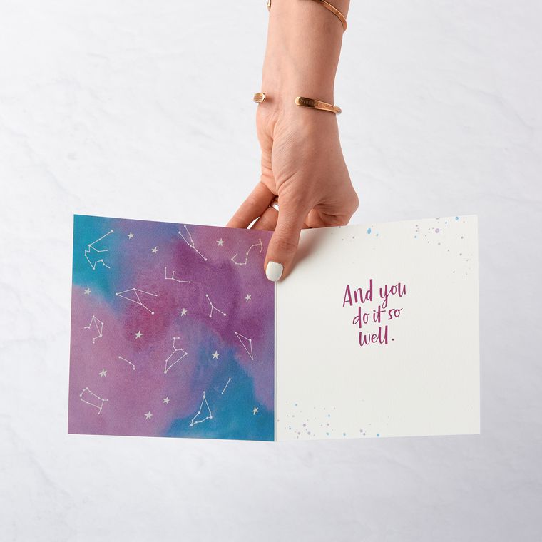 Constellations Greeting Card - Birthday, Thinking of You, Encouragement