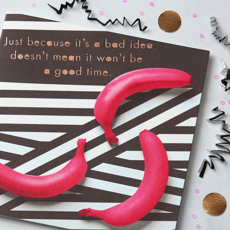 Bad Idea Greeting Card - Birthday, Friendship