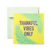 Thankful Vibes Thank You Greeting Card