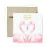 Flamingos Greeting Card for Couple - Engagement, Wedding, Anniversary
