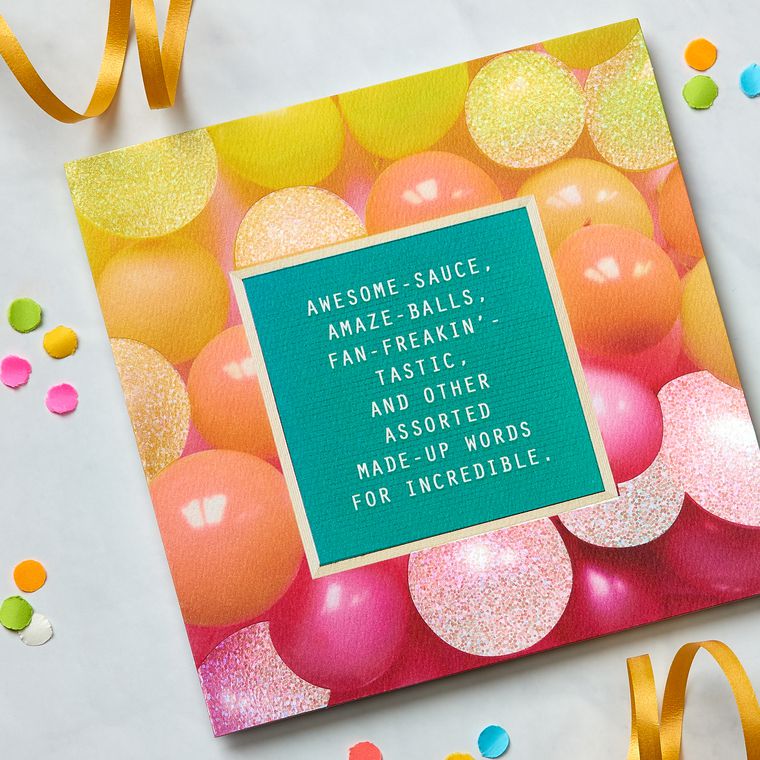 Awesome-Sauce Greeting Card - Congratulations, Graduation, New Job, Promotion, Encouragement