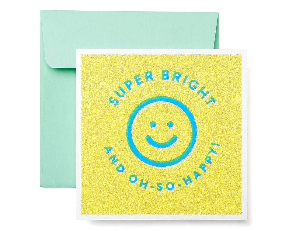Super Bright Greeting Card for Kids - Birthday, Thinking of You, Encouragement, Friendship