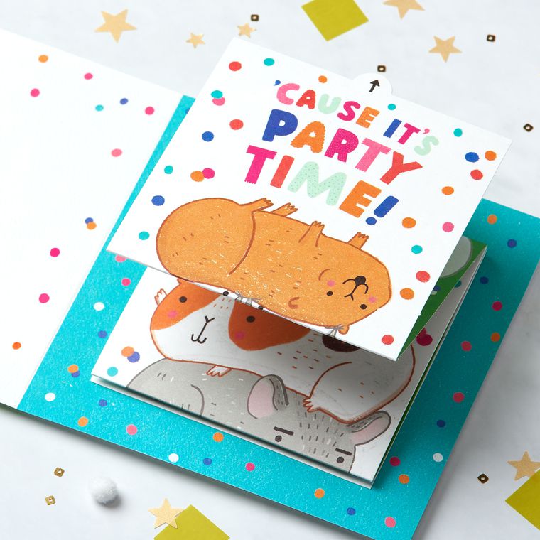 Paws Greeting Card for Kids - Birthday, Congratulations