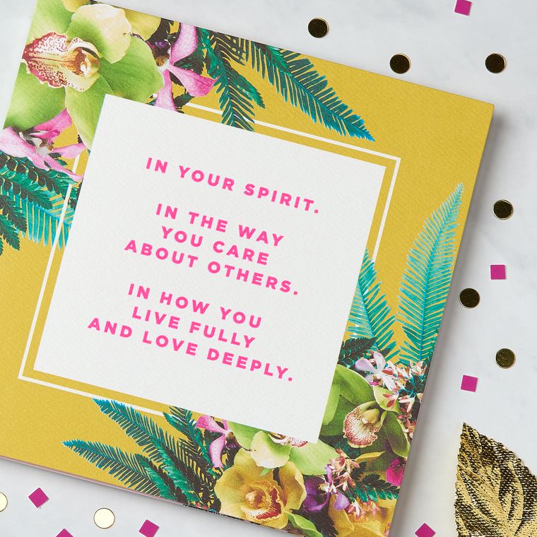Spirit Greeting Card for Her - Birthday, Thinking of You, Encouragement, Friendship