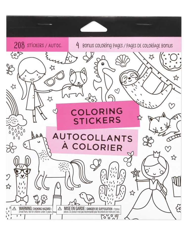 Download Coloring Sticker Sheets, 208-Count | American Greetings