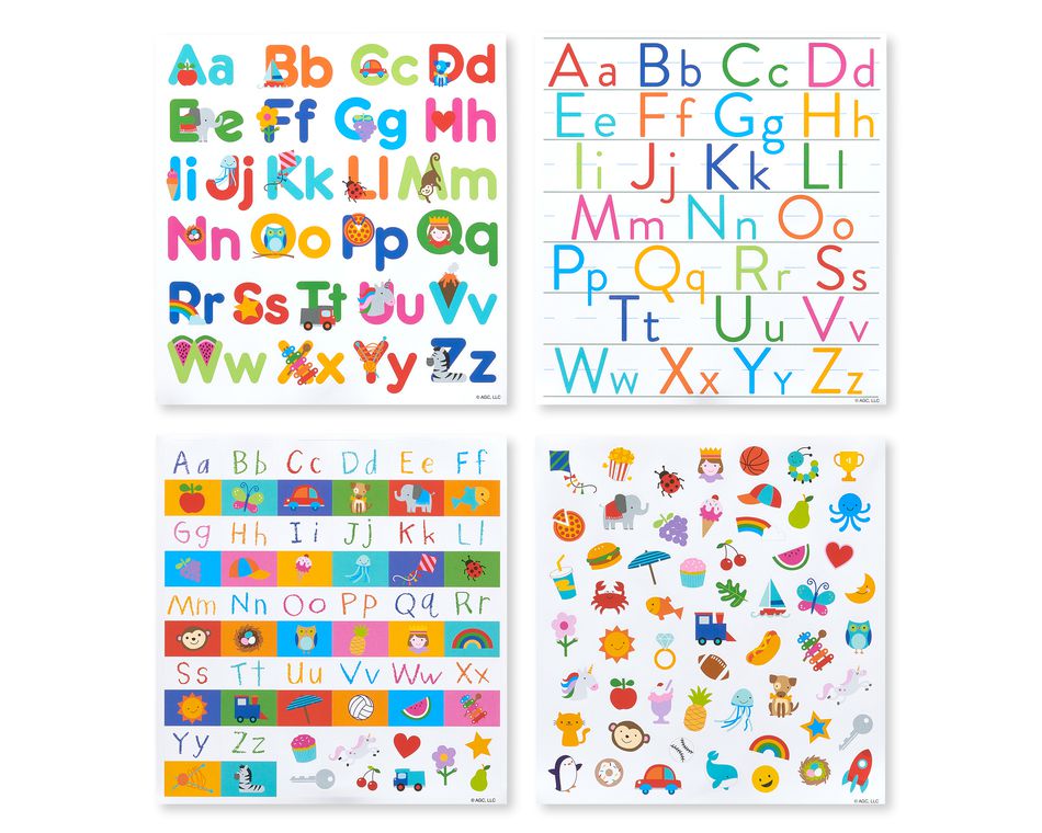 alphabet letter sticker sheets 591 count american greetings