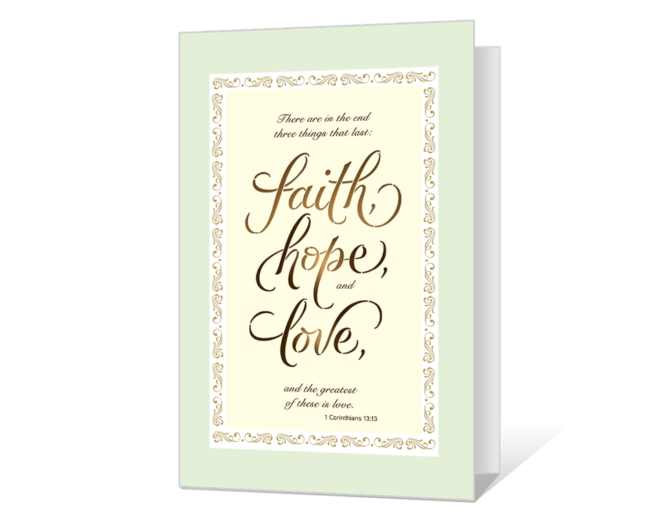 Faith, Hope, Love