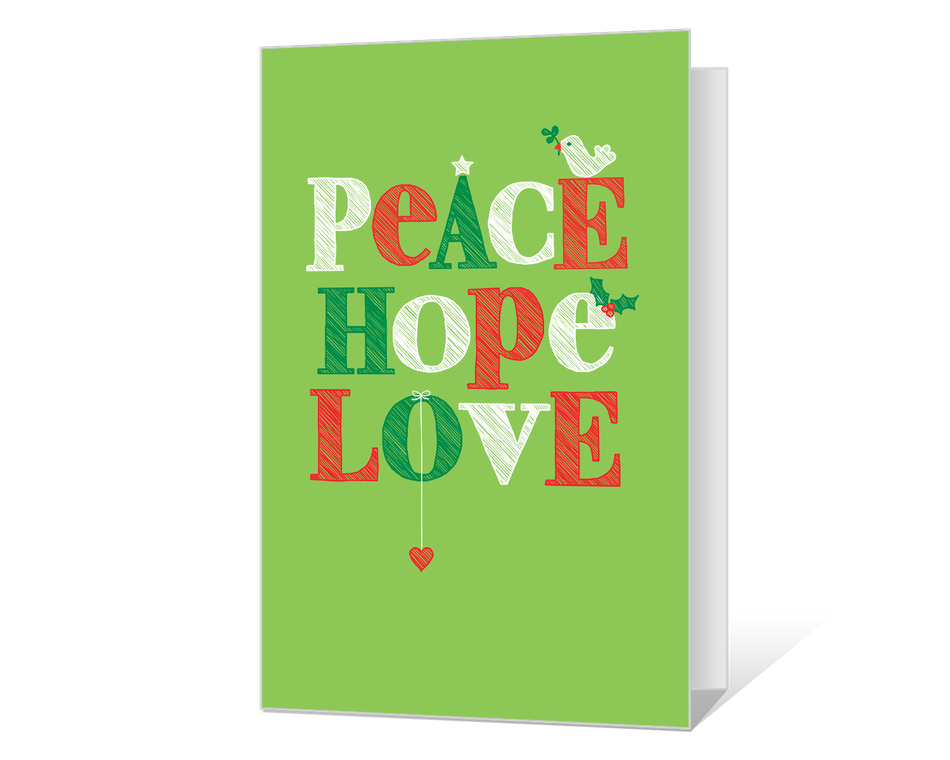 Peace Hope Love Printable