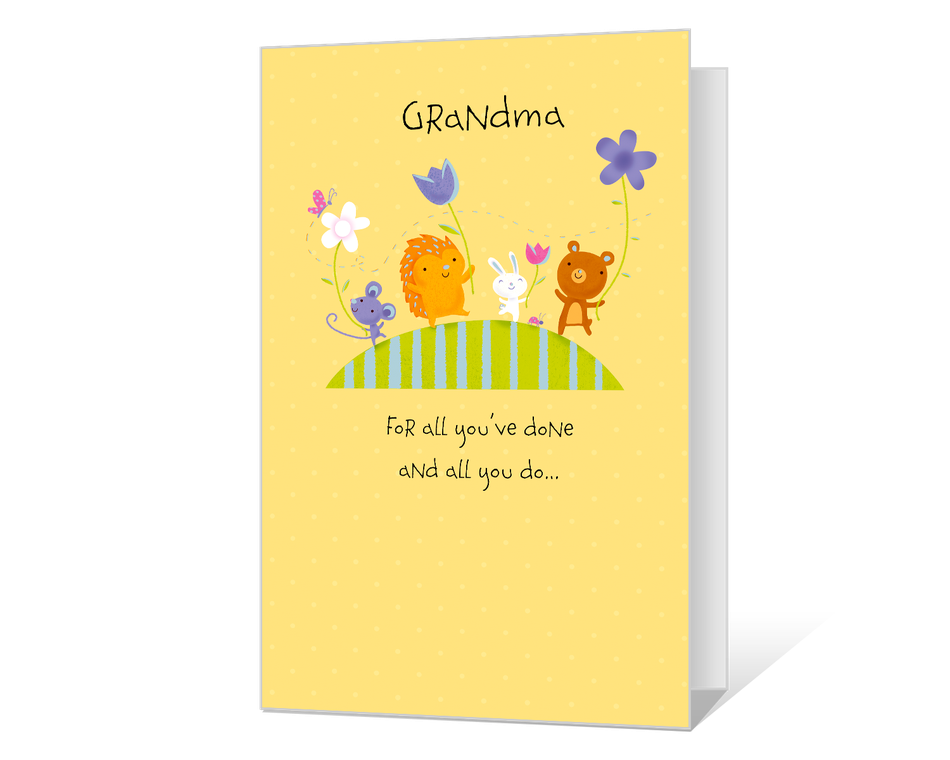 Love You, Grandma Printable