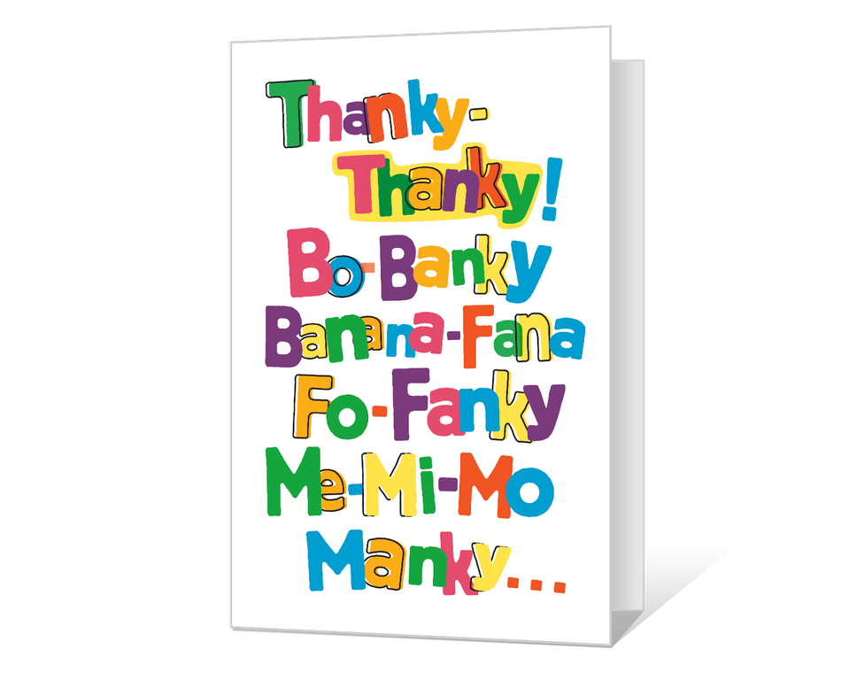 Thanky-Thanky Printable