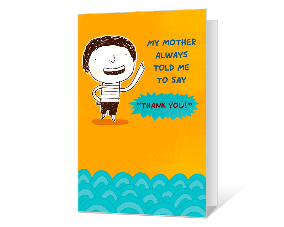 Saying Thank You Printable