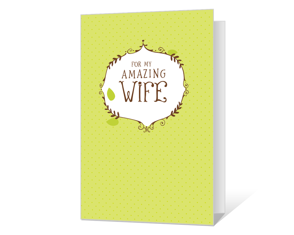 My Amazing Wife Printable