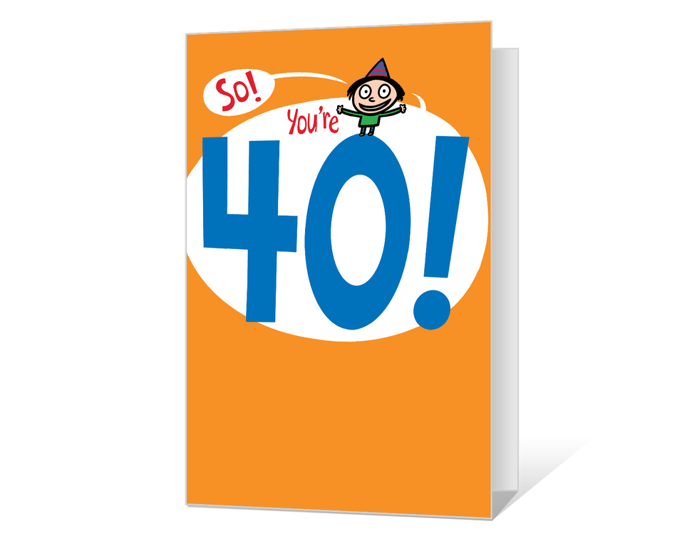 40th Birthday Printable