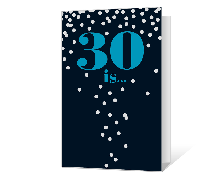 30th Birthday Printable
