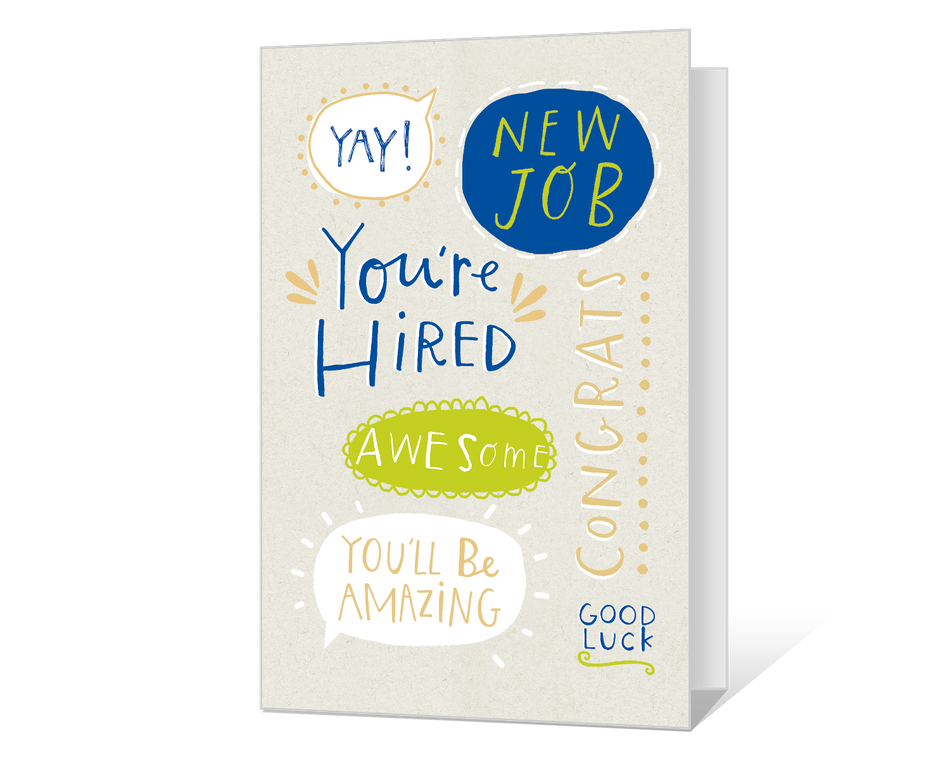 New Job Congrats Printable