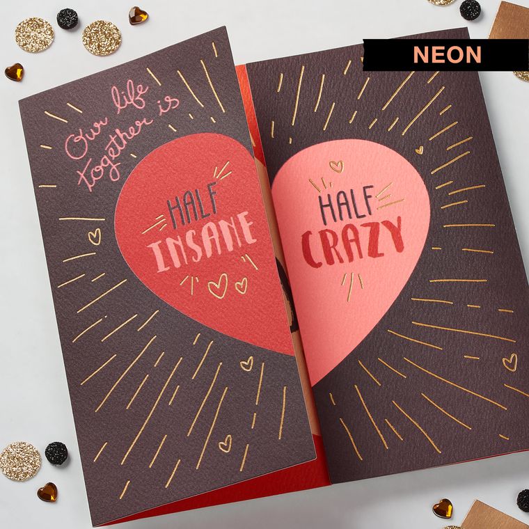 Insane and Crazy Valentine's Day Card for Husband
