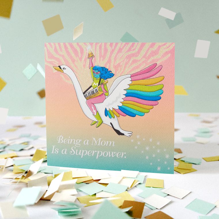 Funny Superpower Mother's Day Card