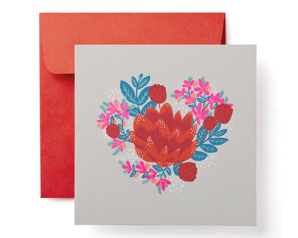 Floral Valentine's Day Card