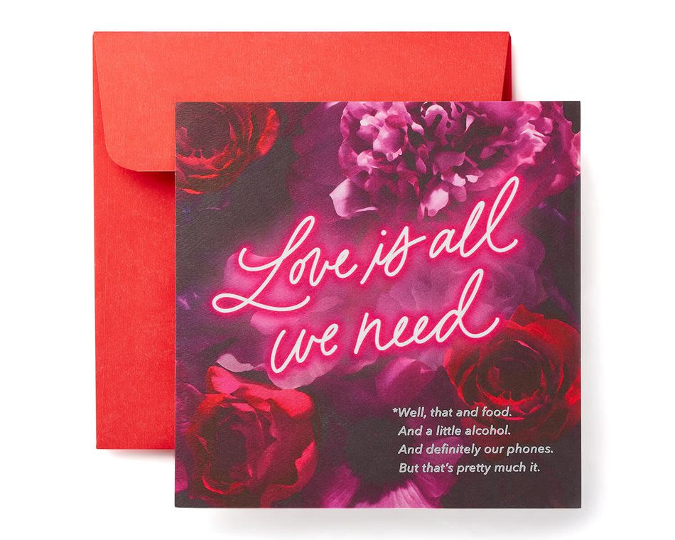 Love and Food Valentine's Day Card