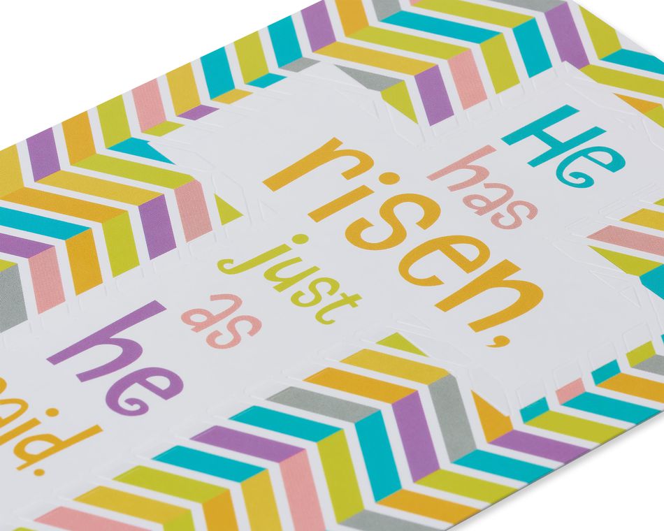 Religious Risen Easter Card, 6-Count
