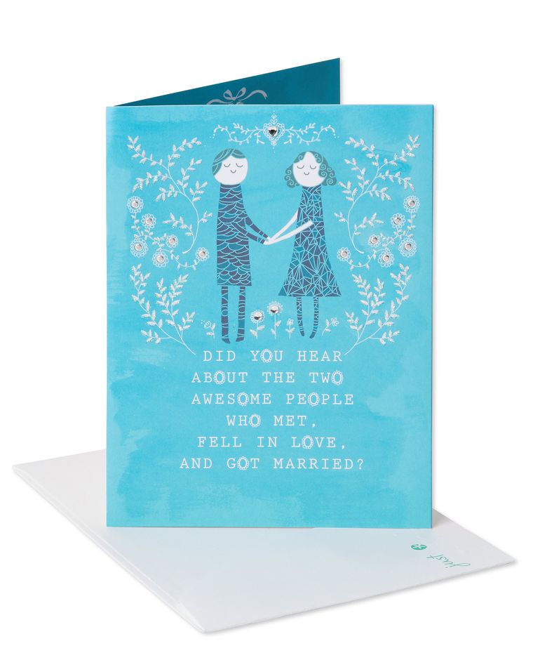 happily ever after wedding congratulations card