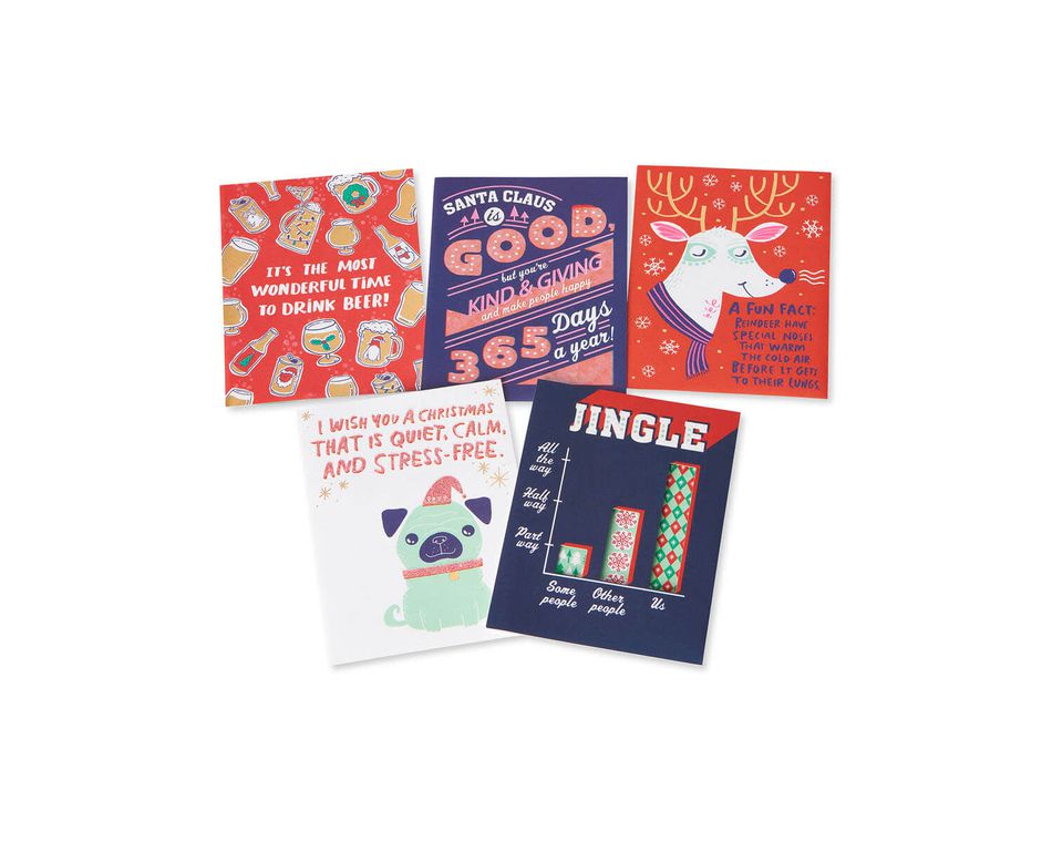 Christmas Card Bundle, 5-Count