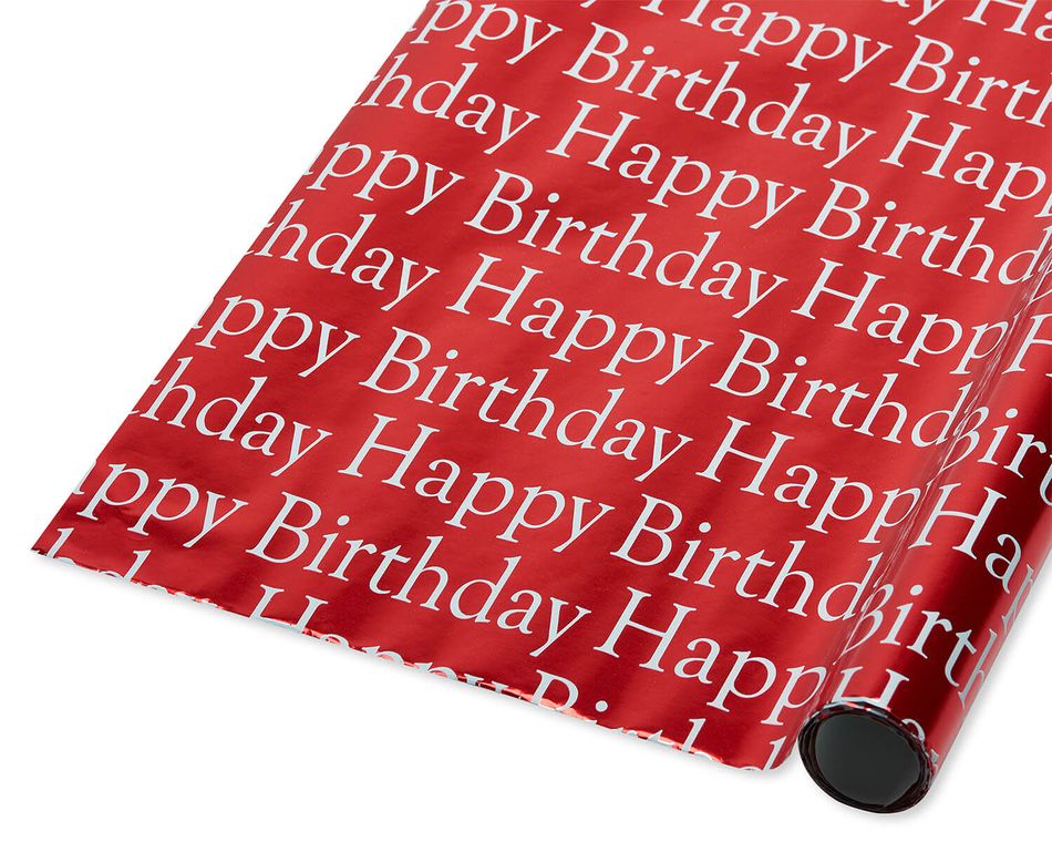 10 Sheets Folded General Birthday Gift Wrapping Paper Happy Birthday Wrap FW588