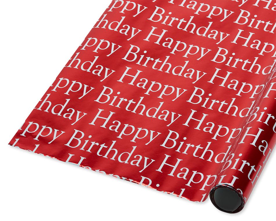 Rainbow Happy Birthday Gift Wrap