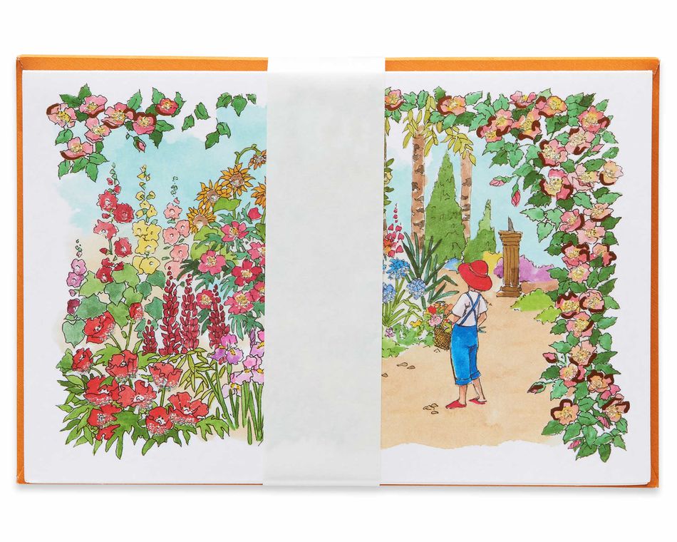 Jackie Lawson Country Garden Note Cards