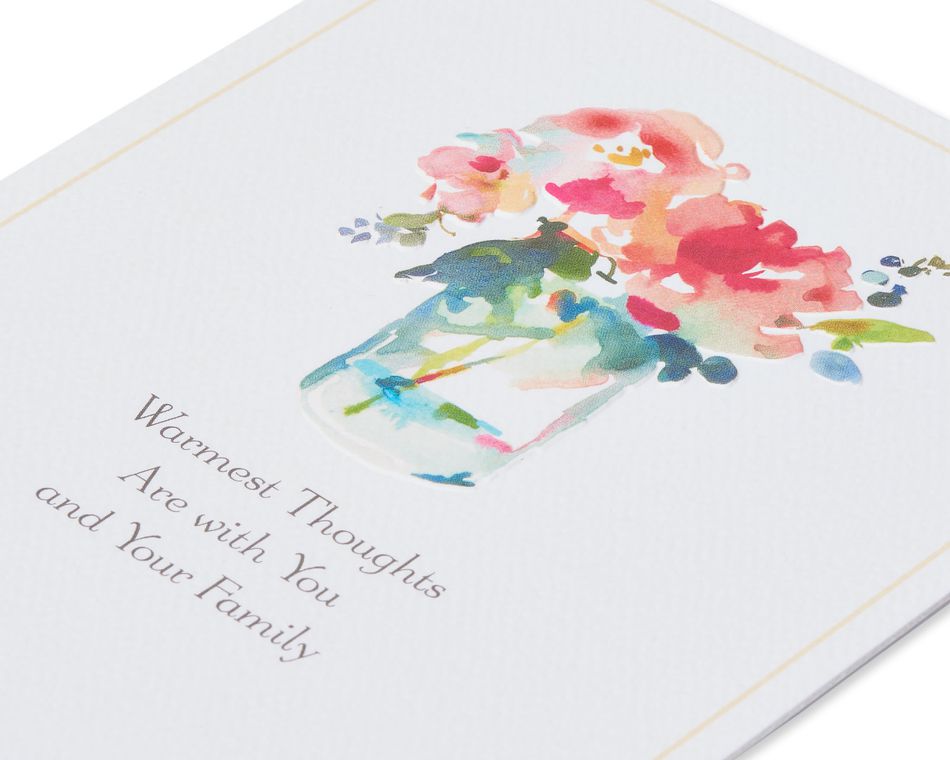 Warmest Thoughts Sympathy Card 