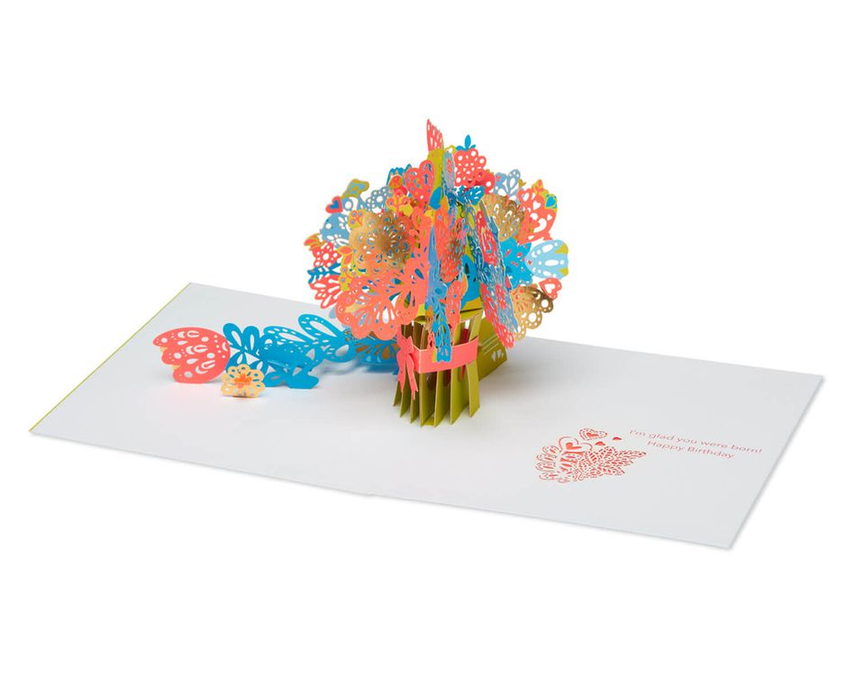 Bouquet Pop-Up Birthday Card