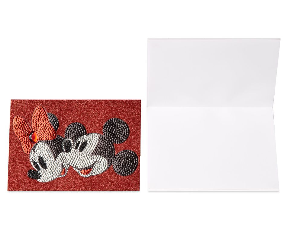 Mickey and Minnie Mouse Blank Card Bundle, 3-Count