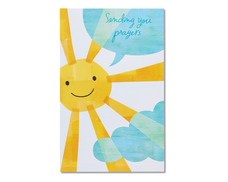 religious sun care and concern card