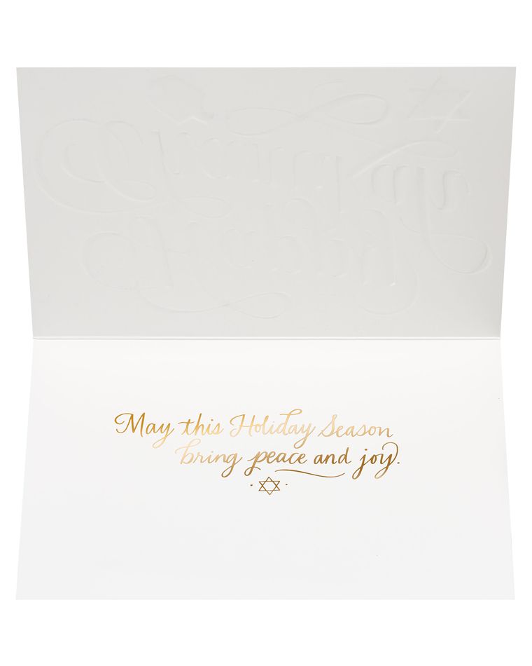 Happy Chanukah Chanukah Holiday Cards Boxed, 12-Count