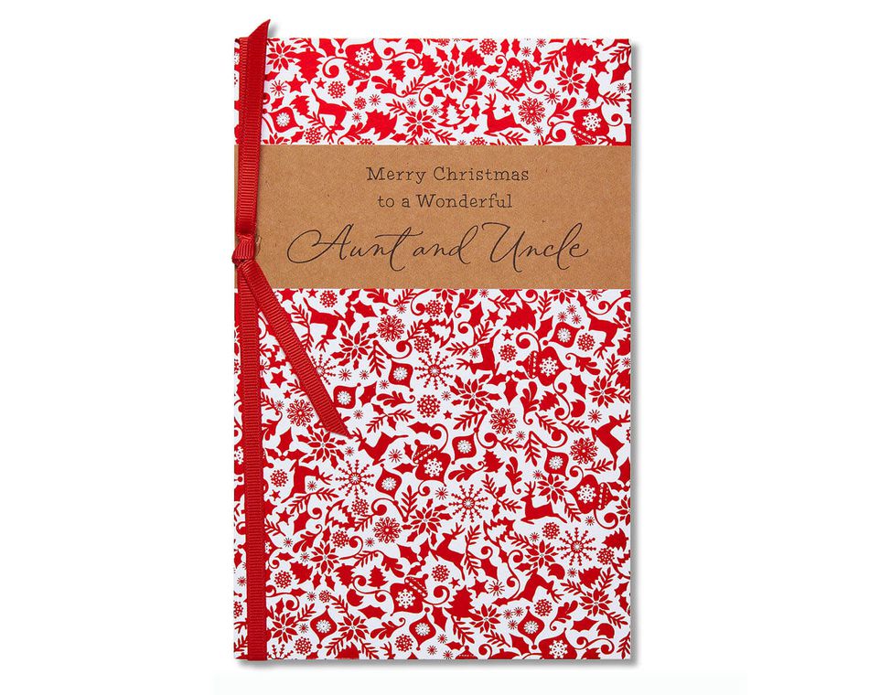 CHRISTMAS CARD TO A WONDERFUL UNCLE AT CHRISTMAS