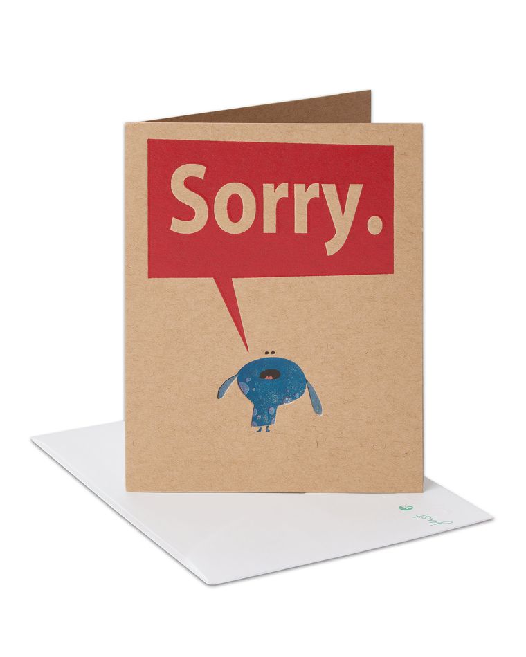 Sorry Apology Card